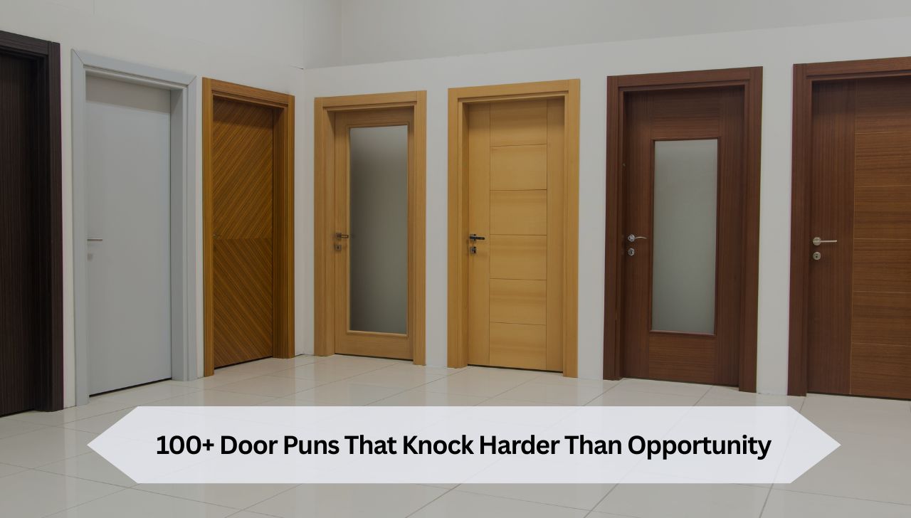 100+ Door Puns That Knock Harder Than Opportunity